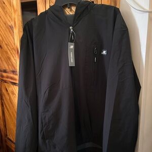 New Balance Men's Black Windbreaker
